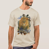 T-SHIRT LION SUR LE TRAVAIL (Devant)