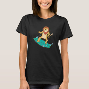 T-shirt Lion surf Lion Mane Afrique