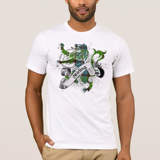 T-shirt Lion Tartan (Devant)