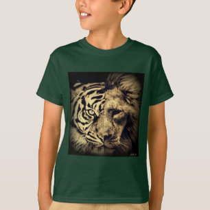 T-shirt Lion Tiger 2in1