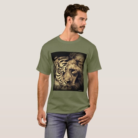 T-shirt Lion Tiger 2in1 (Devant entier)