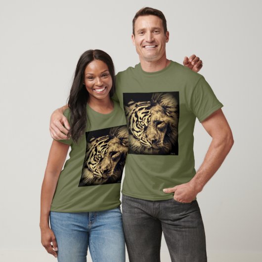 T-shirt Lion Tiger 2in1 (Unisexe)