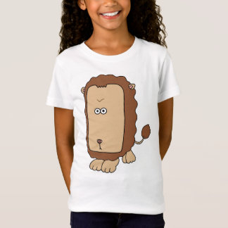 T-Shirt Lion unique avec un grand visage.