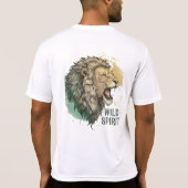 T-shirt Lion Vintage Wild Spirit (Dos)