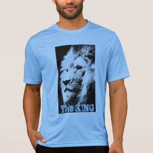 T-shirt Lion Visage Mens Moderne Activewear Concours