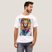 T-shirt Lion Whimsical Dreamscape Tee (Devant entier)