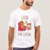 T-shirt Lion zodiaque Lion mignon lion (Devant)