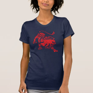 T-shirt Lion zodiaque symbole 23 juillet grunge - 22 août