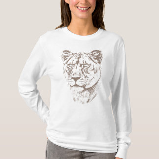 T-shirt Lioness Illustration