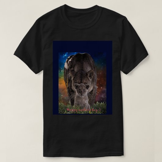 T-shirt Lioness Mothers Day cadeau pour maman Graphic (Design devant)