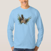 T-shirt Lionfish - Conception abstraite - Découpe d'une ph (Devant)