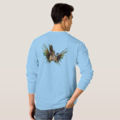 T-shirt Lionfish - Conception abstraite - Découpe d'une ph (Dos entier)