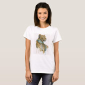 T-shirt Lionne aquarelle 4 (Devant entier)