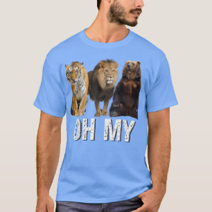 T-shirt Lions et tigres et ours Oh Mon assis ensemble