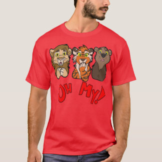 T-shirt Lions et tigres et ours Oh My