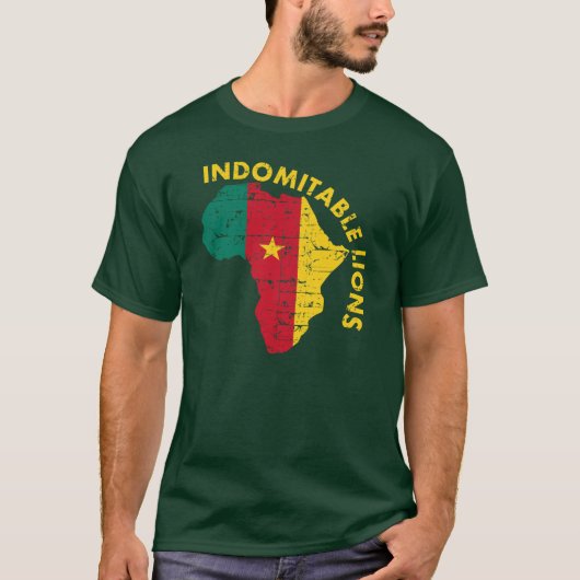 T-shirt Lions indomptables du Cameroun (Devant)