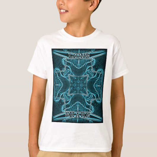T-shirt Lions Partager l'art Imprimer (Devant)