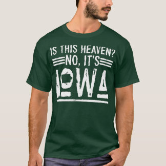 T-shirt L'Iowa De Baseball Est Ce Ciel Sur Son Iowa