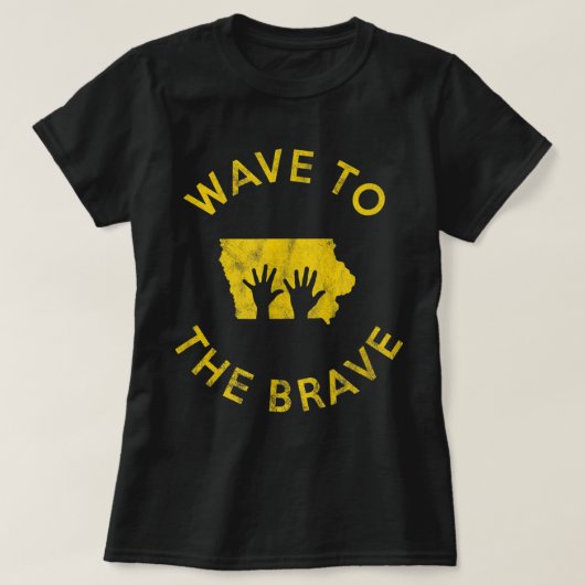 T-shirt L'Iowa Wave à l'hôpital pour enfants de football (Design devant)