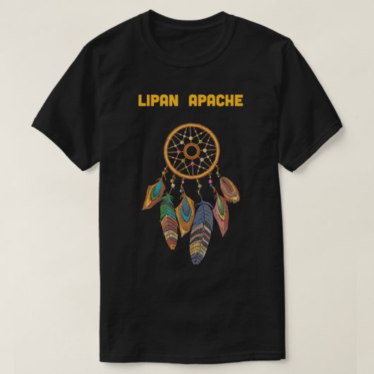 T-shirt Lipan APACHE Autochtone Américain Catcher de rêve (Design devant)