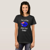 T-shirt Lips Mouth Love Australian Flag Cairns (Devant entier)