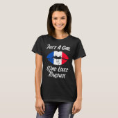 T-shirt Lips Mouth Love French Flag Toulouse (Devant entier)