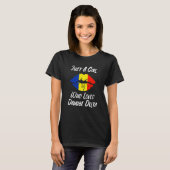 T-shirt Lips Mouth Love Romanian Flag Danube Delta (Devant entier)