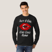 T-shirt Lips Mouth Love Turkish Flag Adana (Devant entier)