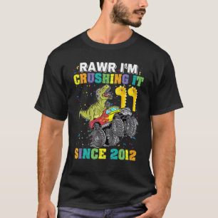 T-shirt Lique Crusher It T Rex Dinosaur Monster Truck_6