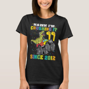T-shirt Lique Crusher It T Rex Dinosaur Monster Truck_6
