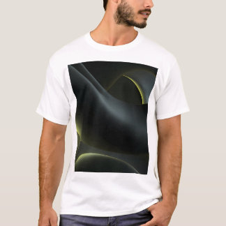 T-shirt Liquid Chrome Abstract: Dark Iridescence