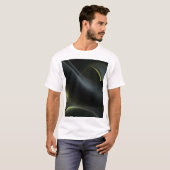 T-shirt Liquid Chrome Abstract: Dark Iridescence (Devant entier)