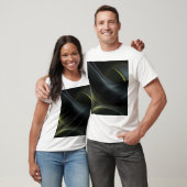T-shirt Liquid Chrome Abstract: Dark Iridescence (Unisexe)