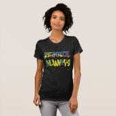 T-shirt Liquide Multicolor Super Rejoice Toujours (Devant entier)