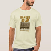 T-shirt LiquorStore, BANGOR, LIQUOR, PARKI... - Customisé (Devant)