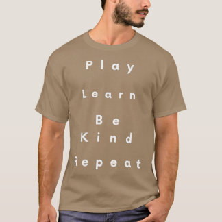 T-shirt Lire Apprendre être comme répéter