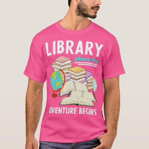 T-shirt Lire Bookworm Reader Bibliothèque Funny Bibliothéc