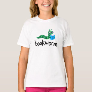 T-shirt Lire Buddy Cute Bookwort Avec Livre