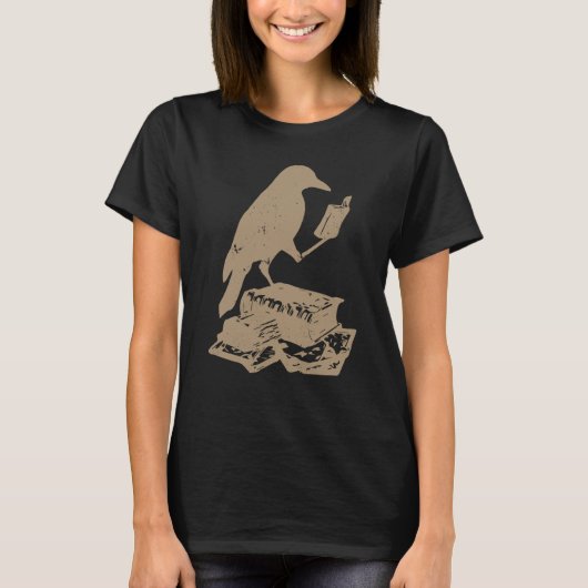 T-shirt Lire Corbeau Pastel Goth Raven (Devant)