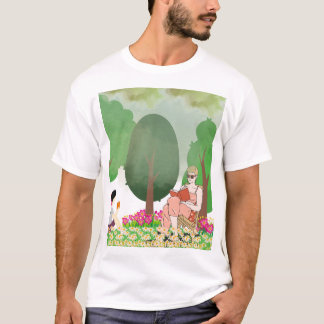 T-shirt "Lire dans l'empire de la nature