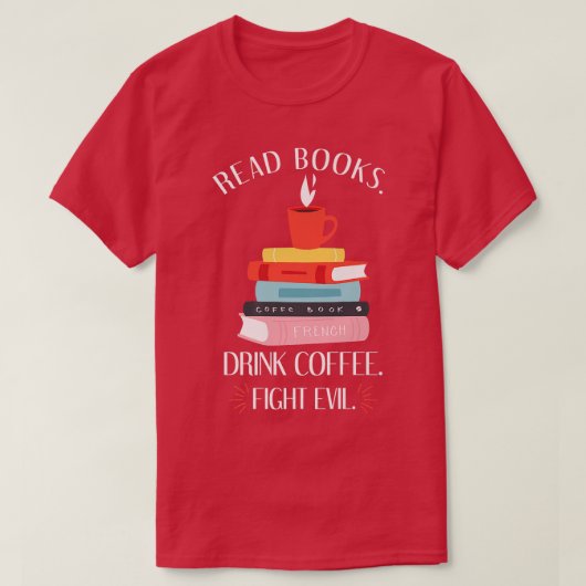 T-shirt Lire des livres (Design devant)