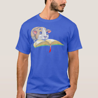 T-shirt Lire des livres et animaux de compagnie My Guinea