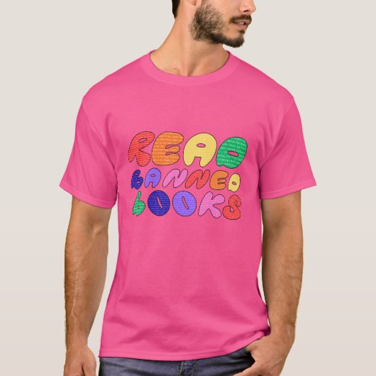 T-shirt Lire des livres interdits (Devant)