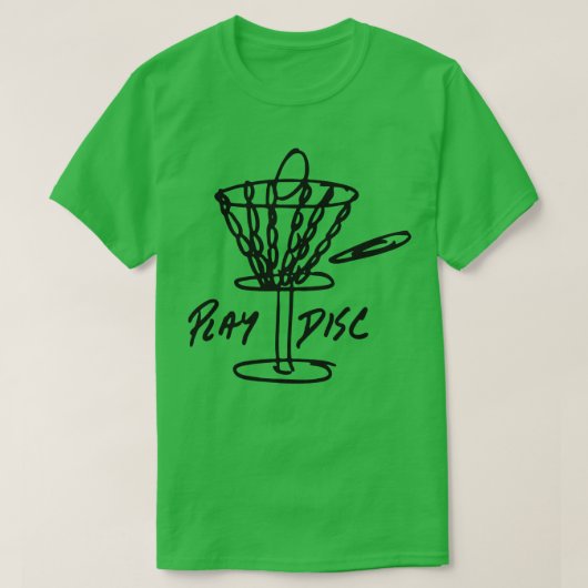 T-shirt Lire DIsc Dessin simple Disque Golf Lover Original (Design devant)
