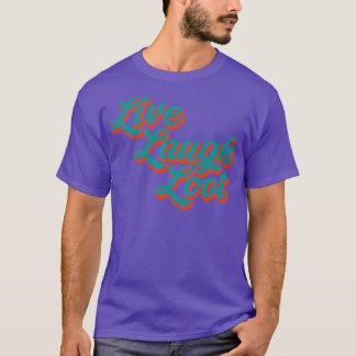 T-shirt Lire en direct Loot Porté Turquoise Orange