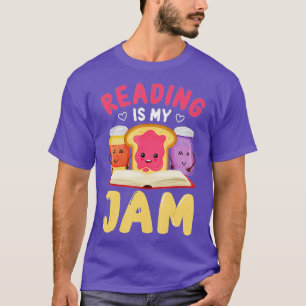 T-shirt Lire est ma confiture drôle J'aime lire des livres