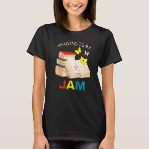 T-shirt Lire Est Mon Jam J'Aime Lire Des Livres