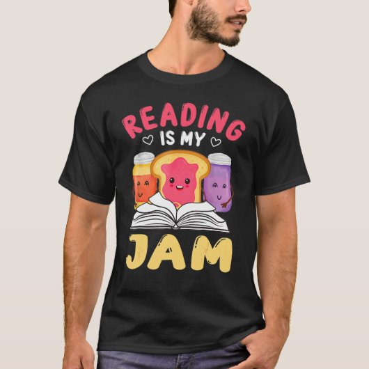 T-shirt Lire Est Mon Jam J'Aime Lire Livres Enseignant Ki (Devant)