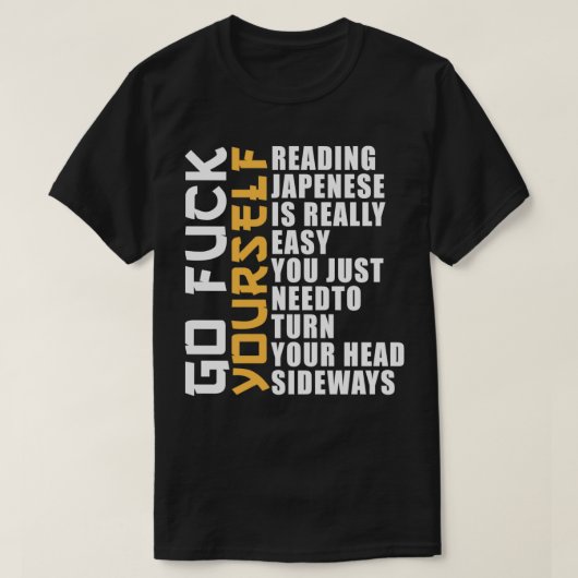 T-shirt Lire Japonais Est Vraiment Facile Chemise Drôle Sa (Design devant)