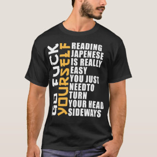 T-shirt Lire Japonais Est Vraiment Facile Chemise Drôle Sa